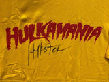 Hulk Hogan Signed Hulkamania T-Shirt (JSA) 12x World Champion Wrestler WWF & WCW