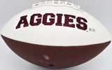 Johnny Manziel Autographed Texas A&M Logo Football 12 Heisman Fanatics ZZ0142397