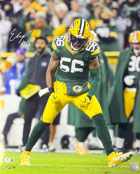 Green Bay Packers Linebacker EDGERRIN COOPER Signed 16x20 Photo AUTO #1 - BAS