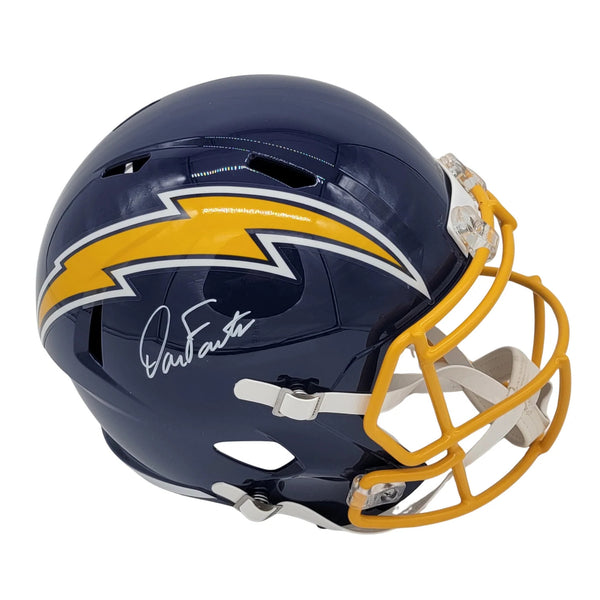 Dan Fouts Signed San Diego Chargers 1974-87 Throwback Replica Helmet B – Super Sports Center