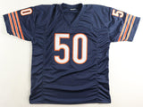 Mike Singletary Signed Chicago Bears Highlight Stat Jersey (JSA COA) HOF 1998 LB