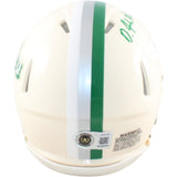 Devonta Smith Autographed Philadelphia Eagles Mini Helmet Retro Beckett W 58581