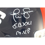 Lawrence Taylor Simms Carson Signed New York Giants Pro Helmet Beckett 51290