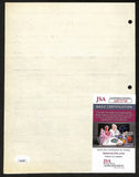 Lynn St. John HOF Signed 1941 Contract Ohio State & Illinois JSA 198969