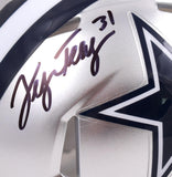 George Teague Autographed Dallas Cowboys Speed Mini Helmet - Prova *Black