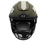 Jim Brown Signed Cleveland Browns Speed Flex Authentic Salute To Service Helmet