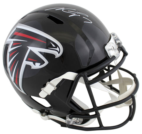Falcons Michael Vick Signed 2003-19 TB Full Size Speed Rep Helmet JSA Witness