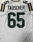 MARK TAUSCHER Signed Replica White Jersey - Green Bay Packers - BAS