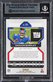 Giants Saquon Barkley Authentic Signed 2021 Panini Prizm #232 Card BAS Slabbed