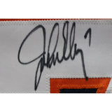 John Elway Autographed Denver Broncos Nike Sz 48 Blue Jersey Beckett 52849