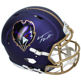 Trey Hendrickson Autographed Baltimore Ravens 2024 Alt Authentic Helmet JSA