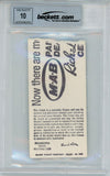 Tony Dorsett Autographed 10/23/1977 vs Eagles Ticket Stub Beckett Slab 39272
