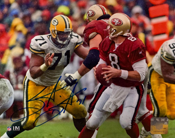 SANTANA DOTSON - Green Bay Packers - Signed 8x10 Photo #1 AUTO