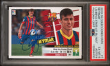 Neymar Jr Signed 2013-14 Panini Colecciones Este La Liga Sticker - PSA 6 AUTO 9