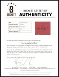 Tom Landry Autographed Autobiography Book Dallas Cowboys Beckett BAS #AE31034