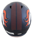 Broncos John Lynch Signed 2024 Full Size Speed Rep Helmet W/ Case BAS Witnessed