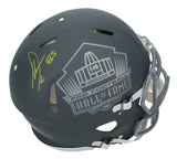 Antonio Gates Autographed Chargers HOF Logo Authentic Slate Helmet Beckett