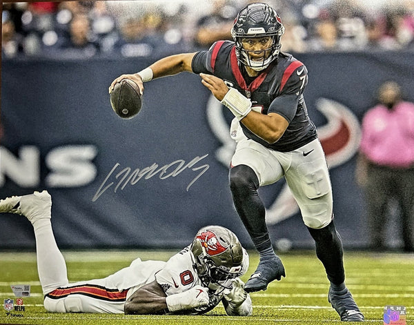 Texans Quarterback CJ STROUD Signed 16x20 photo AUTO - FAN
