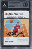 Clippers Blake Griffin Authentic Signed 2009 Panini Headliners #10 Card BAS Slab