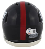 Giants Phil Simms Authentic Signed 1981-98 TB Speed Mini Helmet BAS Witnessed