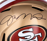 Joe Montana Autographed San Francisco 49ers Full Size Speed Helmet Fanatics
