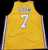 Lamar Odom Signed Jersey Los Angeles Lakers JSA Autographed