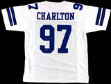 Taco Charlton Signed Dallas White Custom Jersey
