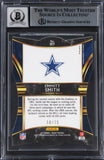 Cowboys Emmitt Smith Signed 2019 Select Prizm Purple #197 Card Auto 10! BAS Slab