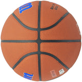 PATRICK EWING AUTOGRAPHED COMPOSITE KNICKS LOGO BASKETBALL BECKETT 236549