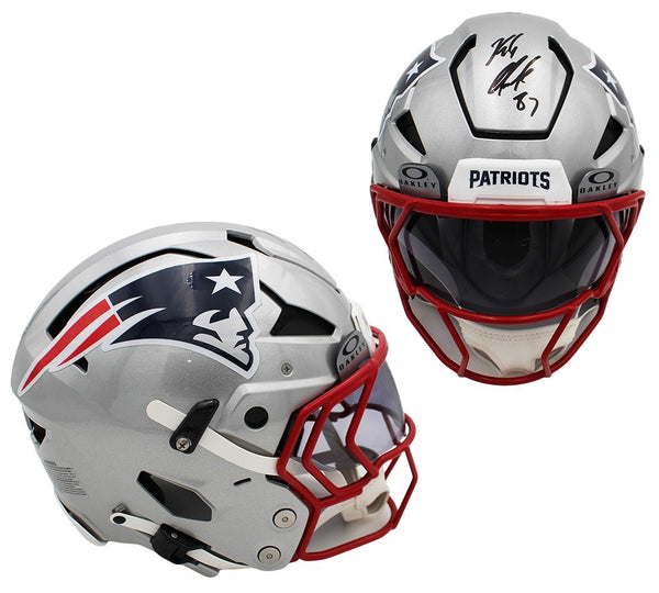 Rob Gronkowski Signed New England Patriots Axiom NFL Helmet