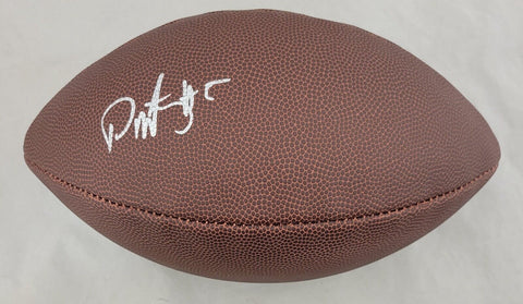DAVID MONTGOMERY SIGNEDNFL SUPERGRIP REPLICA FOOTBALL BECKETT QR