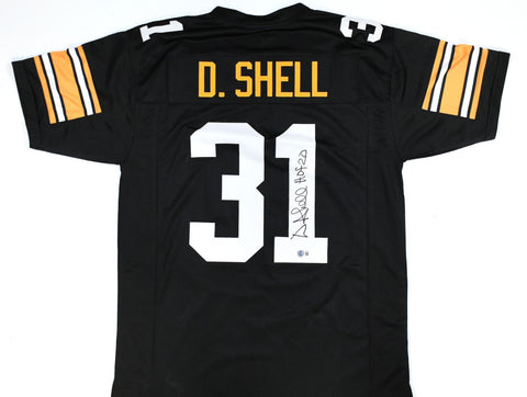 Donnie Shell Autographed Black Pro Style Jersey HOF - Beckett W Hologram *Black