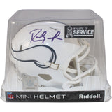 Randy Moss Autographed/Signed Minnesota Vikings Mini Helmet 24 STS Beckett 50883