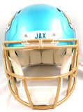 Trevor Lawrence Signed Jaguars F/S Flash Speed Authentic Helmet- Fanatics *White