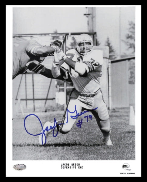 Jacob Green Autographed Signed 8x10 Photo Seattle Seahawks MCS Holo #63416