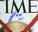 Robert O'Neill Signed Framed 11x14 Time Cover Photo Never Quit JSA ITP