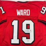 Autographed/Signed Hines Ward Georgia Red College Jersey Beckett COA