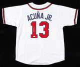 Ronald Acuna Jr. Signed Atlanta Braves Jersey (JSA) 2018 N.L. Rookie of the Year