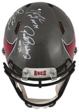Bucs SB 37 Sapp, Brooks, Alstott, Lynch +1 Signed F/S Speed Proline Helmet BAS W