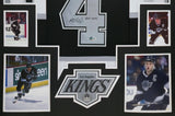 FRAMED L.A. KINGS ROB BLAKE AUTOGRAPHED SIGNED INSCRIBED JERSEY BECKETT HOLO