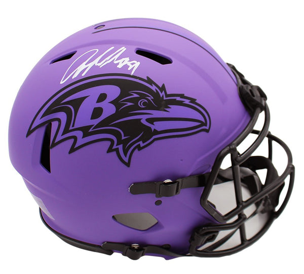 Anquan Boldin Signed Baltimore Ravens Speed Authentic Rave NFL Helmet