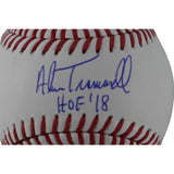 Alan Trammell Autographed Detroit Tigers OML HOF Baseball HOF Beckett 49317