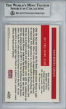 Dan Reeves Autographed 1992 Pro Set #400 Trading Card Beckett Slab 37481