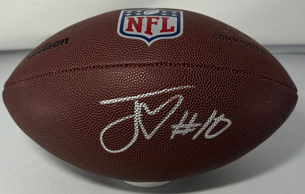 Packers Quarterback Jordan Love Signed Wilson NFL Replica Football AUTO - BAS