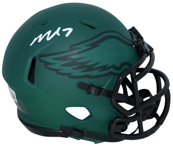 MICHAEL VICK SIGNED PHILADELPHIA EAGLES RAVE SPEED MINI HELMET BECKETT