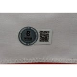 Mike Alstott Autographed Pro Style XL Orange TB Jersey Beckett Witness 50184