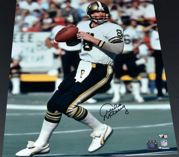 ARCHIE MANNING AUTOGRAPHED NEW ORLEANS SAINTS 16x20 PHOTO FANATICS