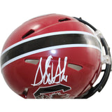 Sterling Sharpe Signed South Carolina Gamecocks Helmet Mini Cardinal BAS 58528