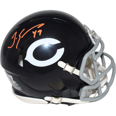 Tremaine Edmunds Signed Chicago Bears Mini Helmet Beckett 42435