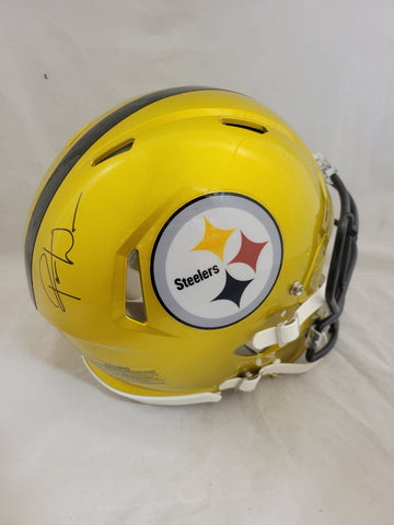 ROMAN WILSON SIGNED PITTSBURGH STEELERS FS FLASH SPEED AUTHENTIC HELMET BECKETT